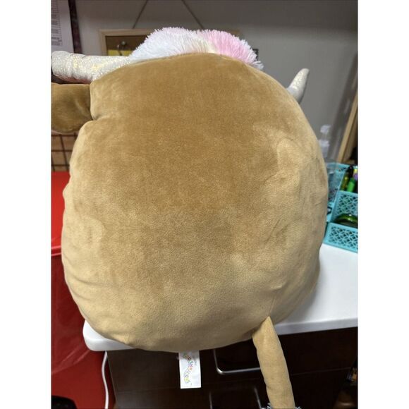 Squishmallow CANDELA 16'' Highland Cow Plush Toy 2023 Hearts Great Shape!!! - Picture 2 of 2